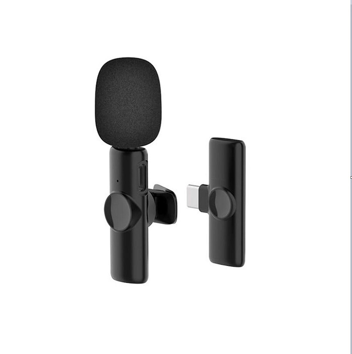 K11 Type-C Android Youtube Tiktok Yayın Kablosuz Yaka Mikrofonu