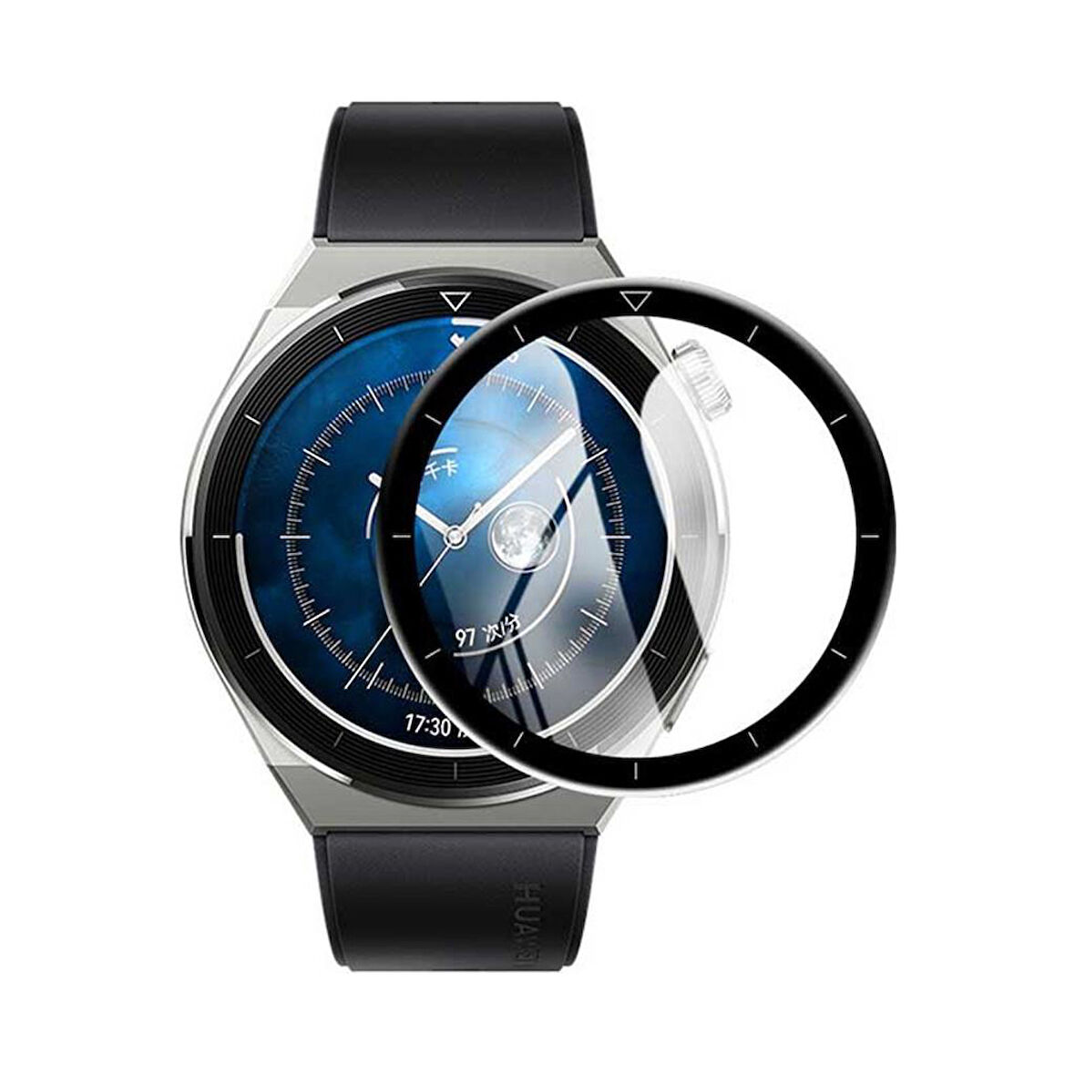 Huawei Watch Gt3 Pro 46mm 3D Cam Full Ekran Koruyucu