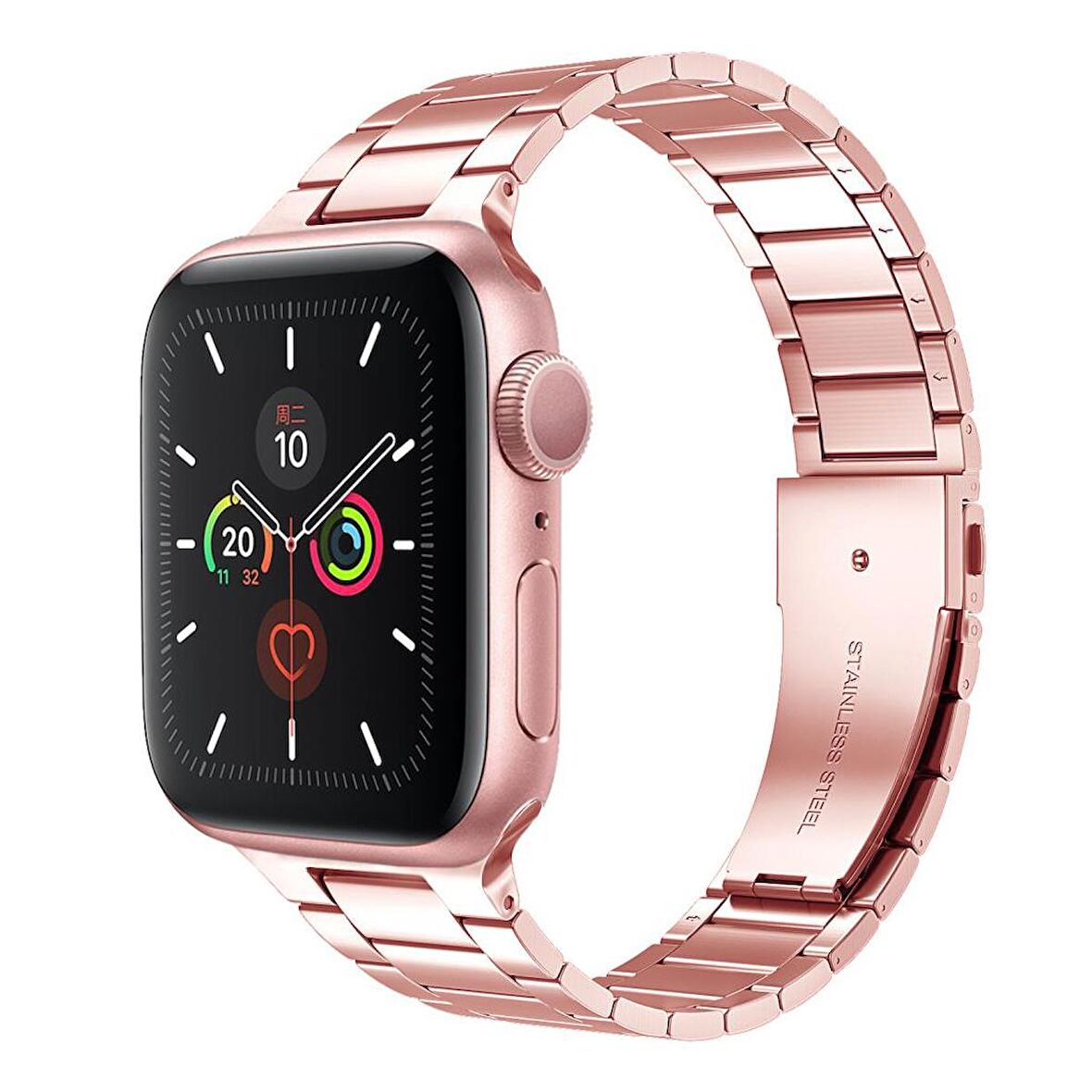 Apple Watch 4 5 6 7 8 Ultra 42mm 44mm 45mm 49mm Slim Çelik Kordon