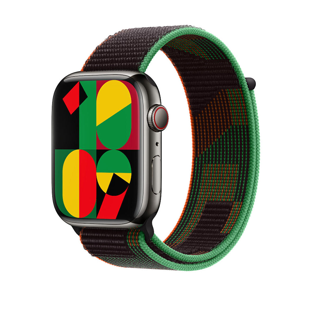 Apple Watch Uyumlu 4 5 6 7 8 Ultra 42mm 44mm 45mm Black Unity Spor Kordon 