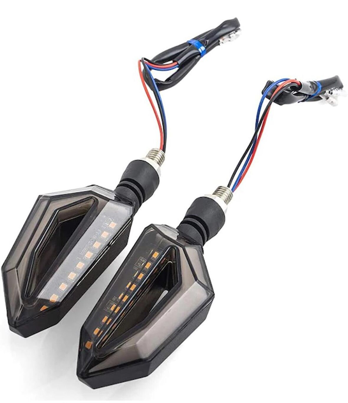 Motosiklet Led Çakarlı Sinyal Lambası 12V Su Geçirmez ZXD-05