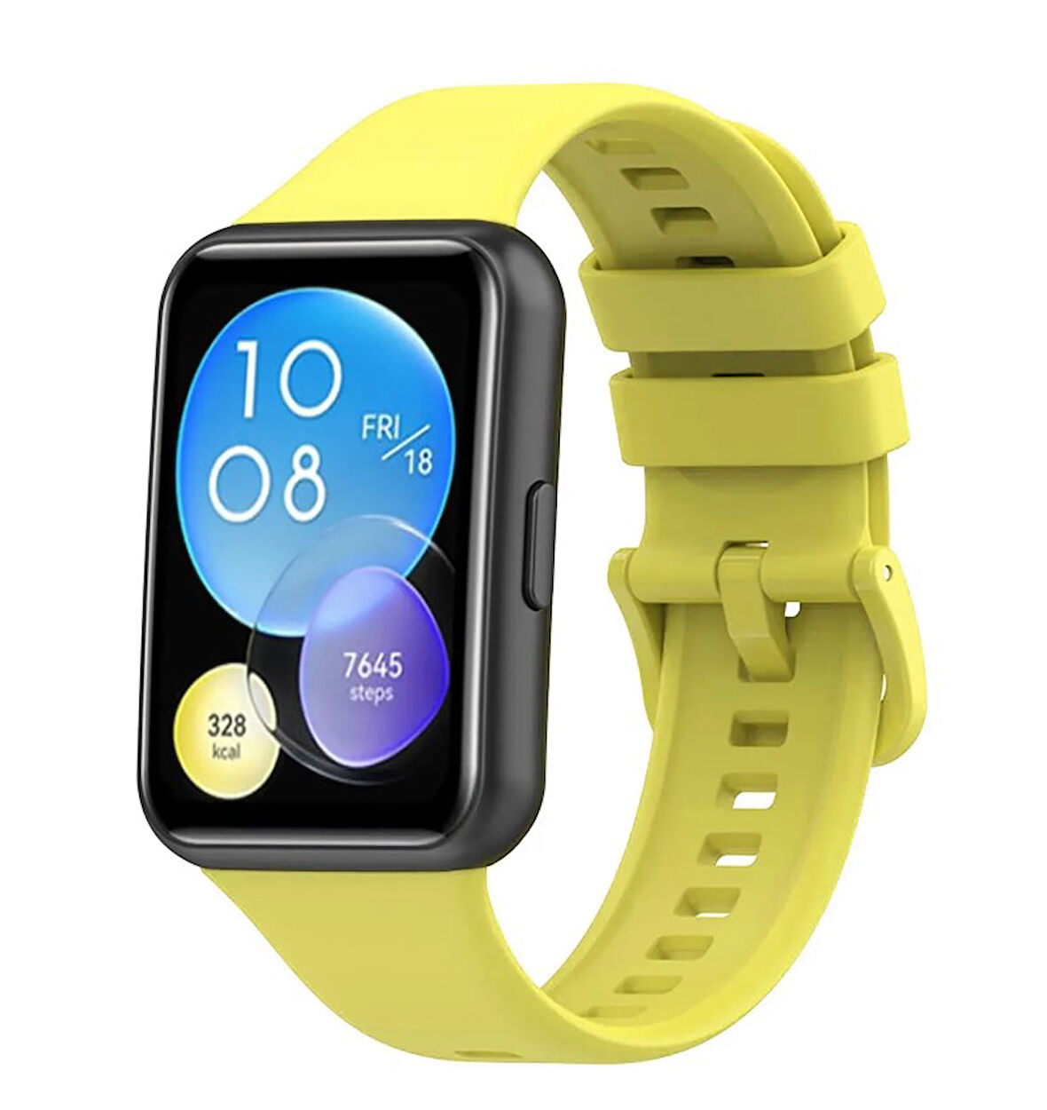 Huawei Watch Fit 2 Uyumlu Silikon Kordon Kayış