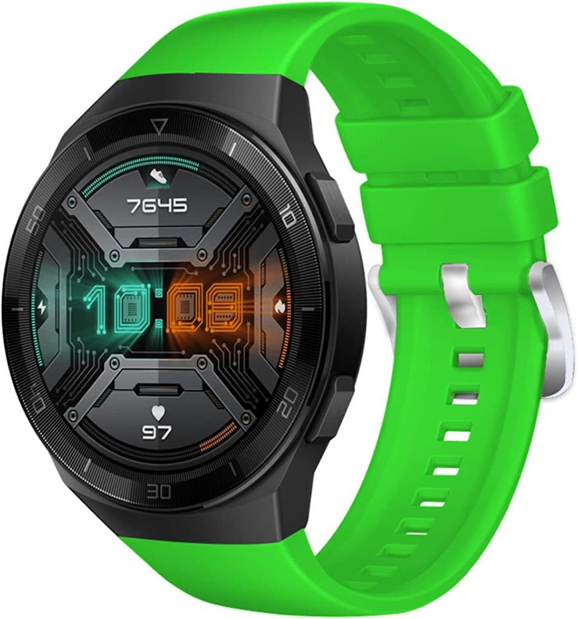 Huawei Watch Gt2e Tam Uyumlu Pim Tasarım Silikon Kordon Kayış