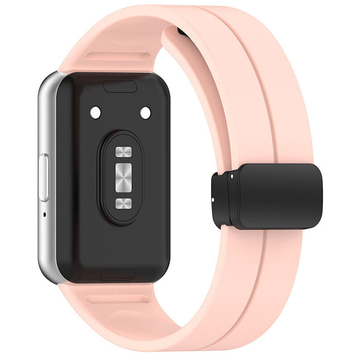 Samsung Galaxy Fit 3 R390 Uyumlu Manyetik Mıknatıslı Band Silikon Kordon Kayış