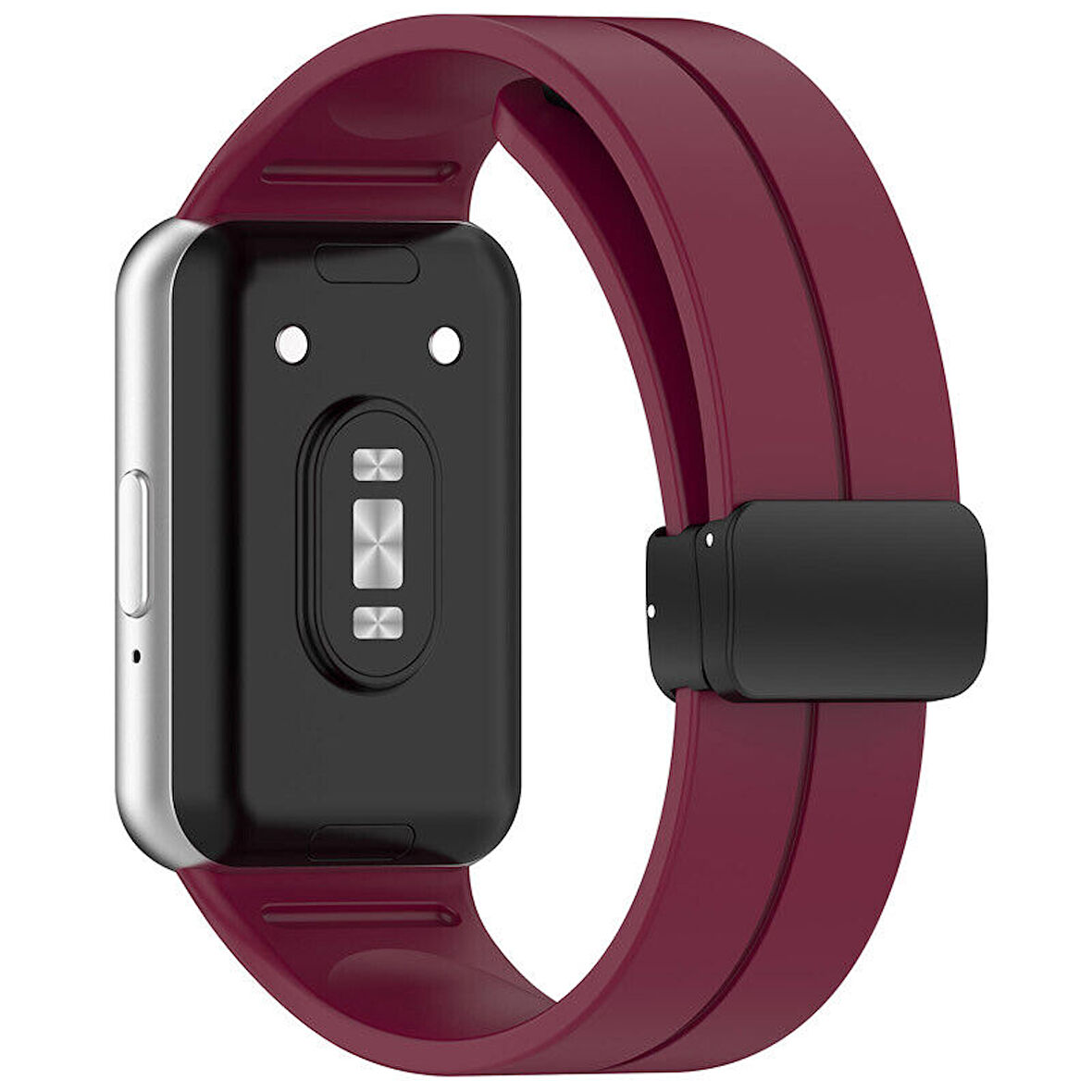 Samsung Galaxy Fit 3 R390 Uyumlu Manyetik Mıknatıslı Band Silikon Kordon Kayış