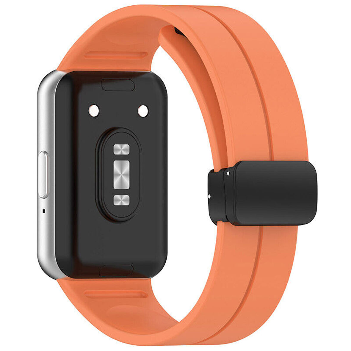 Samsung Galaxy Fit 3 R390 Uyumlu Manyetik Mıknatıslı Band Silikon Kordon Kayış