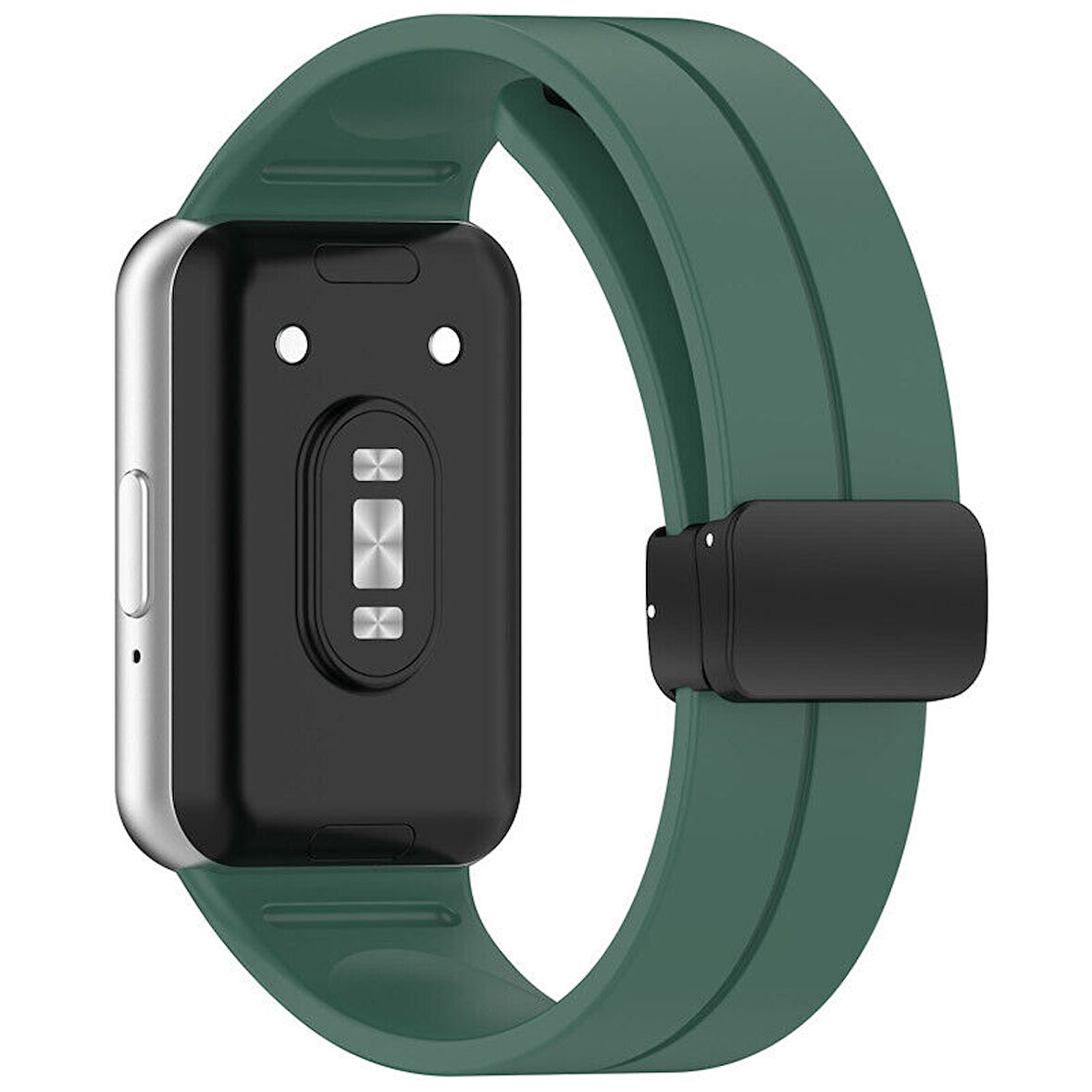 Samsung Galaxy Fit 3 R390 Uyumlu Manyetik Mıknatıslı Band Silikon Kordon Kayış
