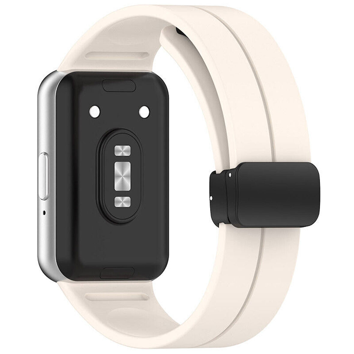 Samsung Galaxy Fit 3 R390 Uyumlu Manyetik Mıknatıslı Band Silikon Kordon Kayış
