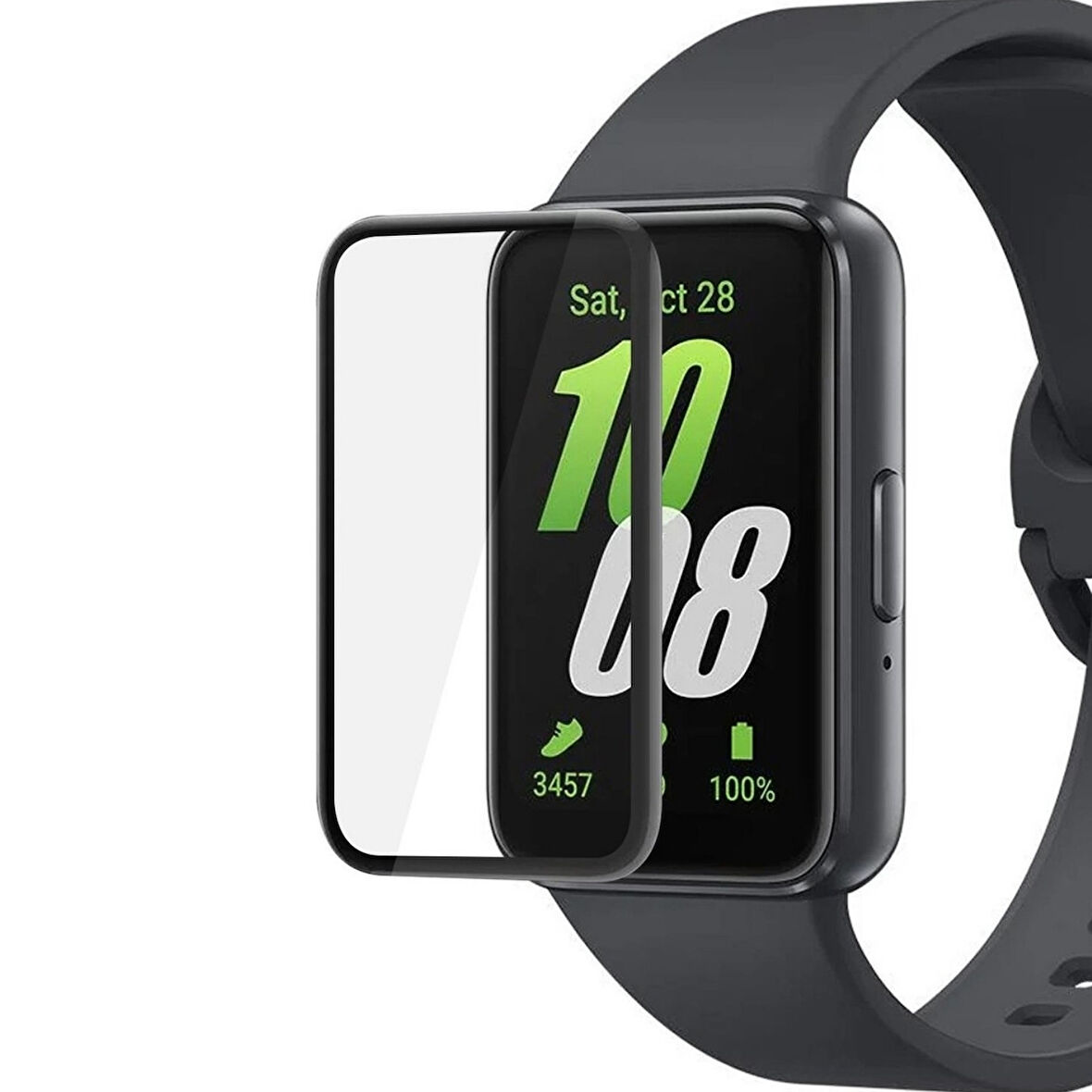 Samsung Galaxy Fit 3 R390 Uyumlu 3D Cam Full Ekran Koruyucu
