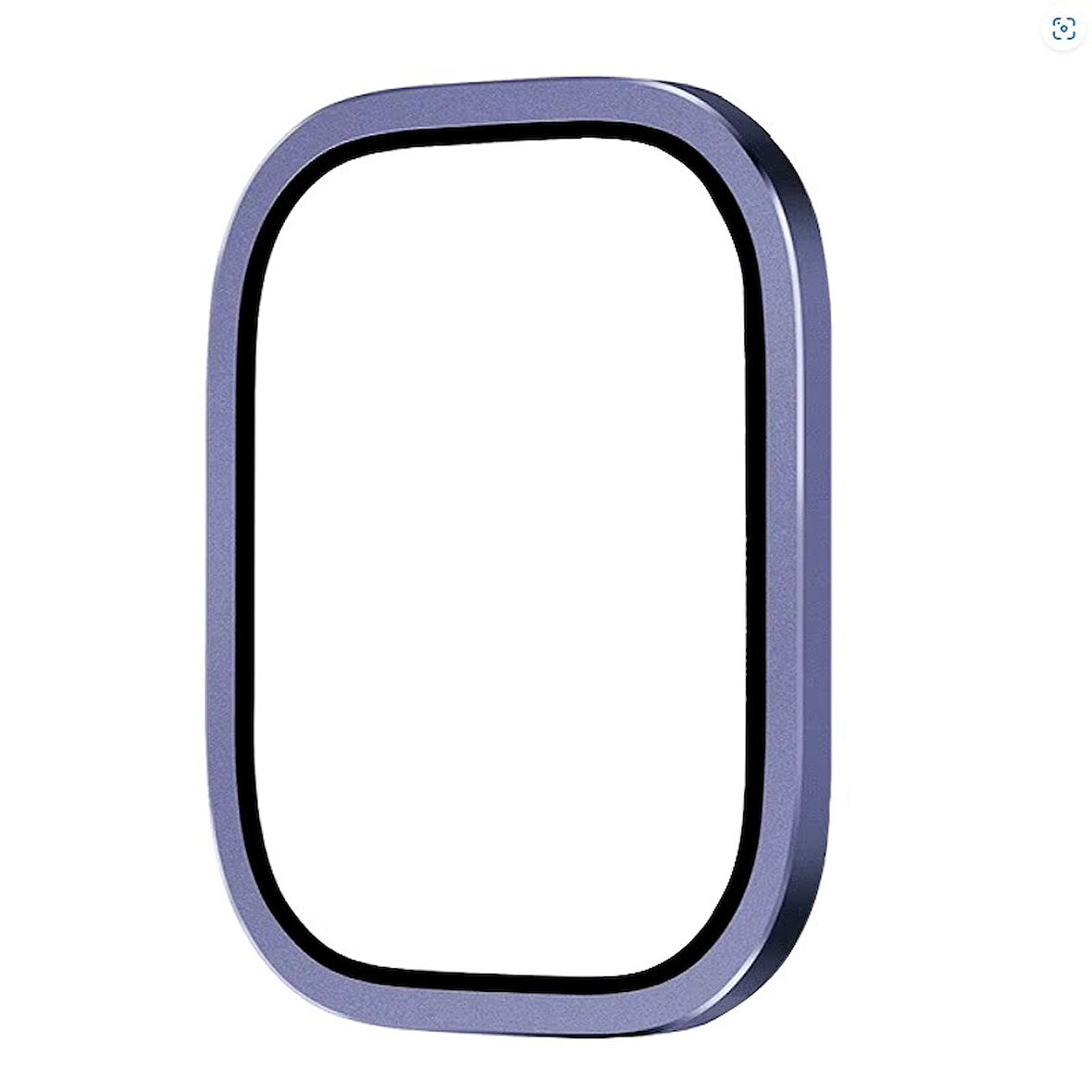 Apple Watch Ultra 49mm Uyumlu Metal Çerçeveli Ekran Koruyucu