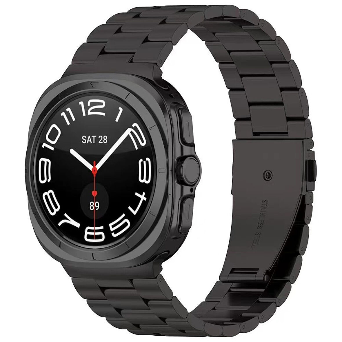 Samsung Galaxy Watch 7 Ultra 47mm Uyumlu Orijinal Pim Ayarlanabilir Çelik Kordon