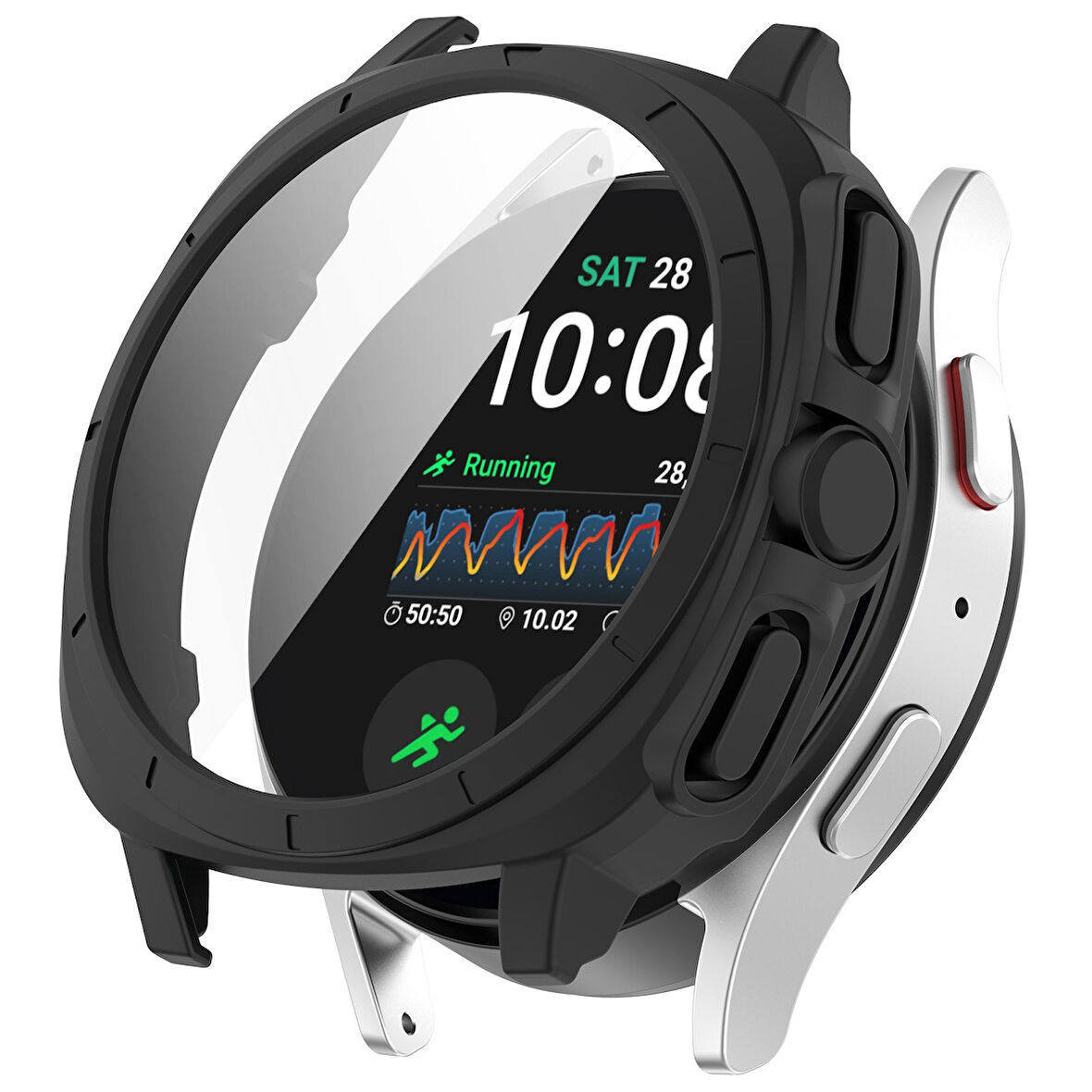 Samsung Galaxy Watch Ultra Dönüştürücü Samsung Watch 7 40mm Uyumlu Ekran Kasa Koruyucu