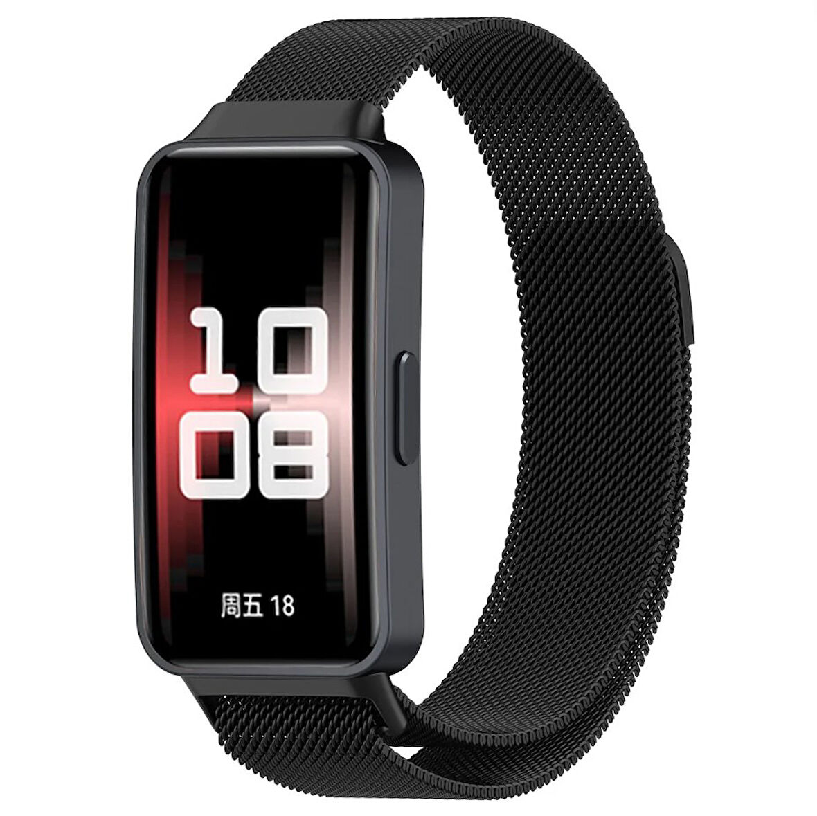 Huawei Band 8 Huawei Band 9 Uyumlu Metal Hasır Manyetik Kordon Kayış