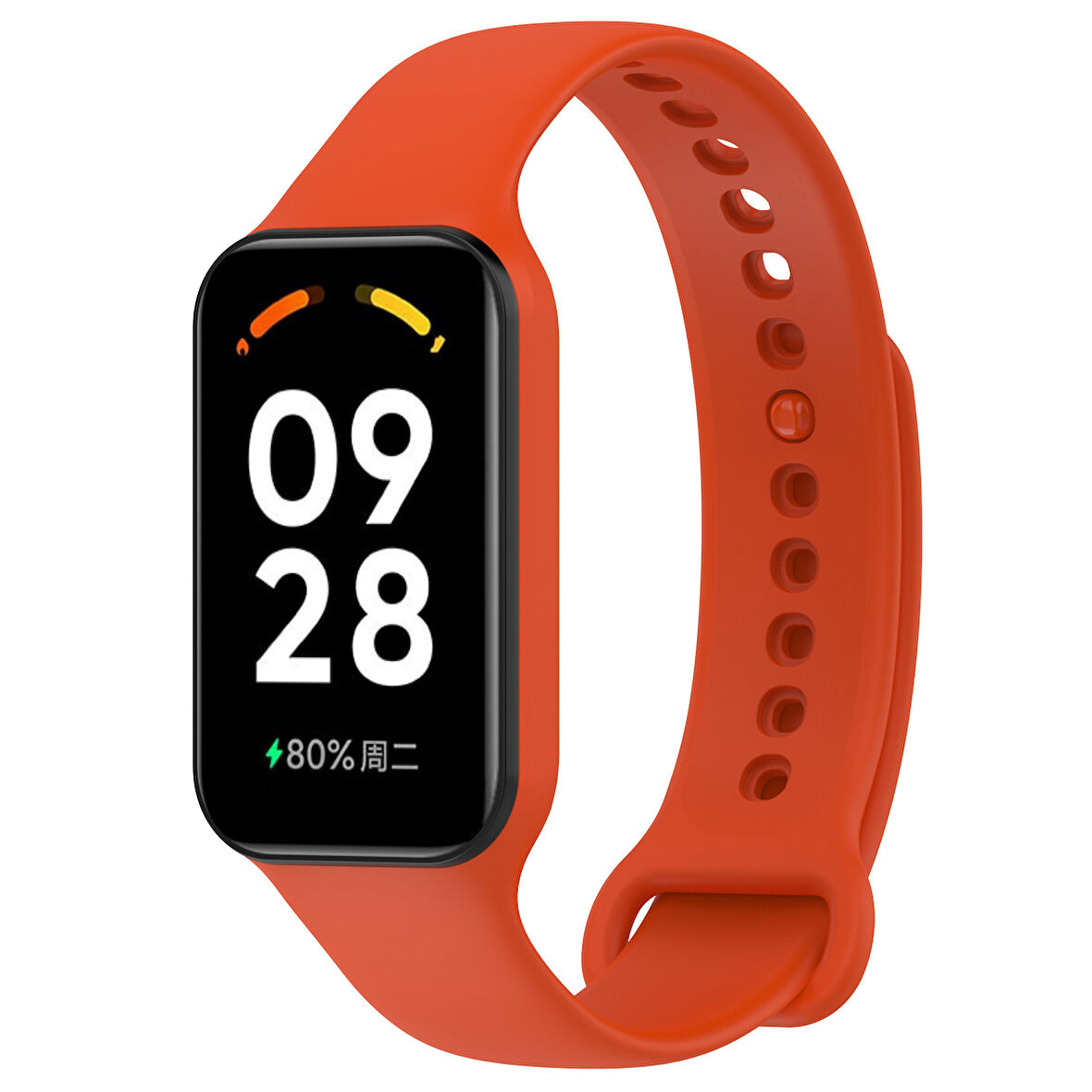 Redmi Band 2 Xiaomi Mi band 8 Active Uyumlu Silikon Kordon Kayış