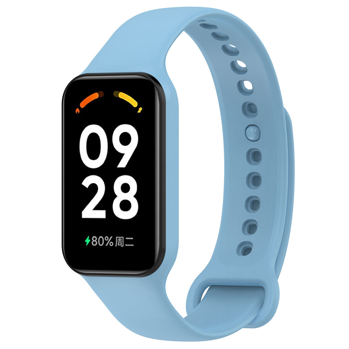 Redmi Band 2 Xiaomi Mi band 8 Active Uyumlu Silikon Kordon Kayış