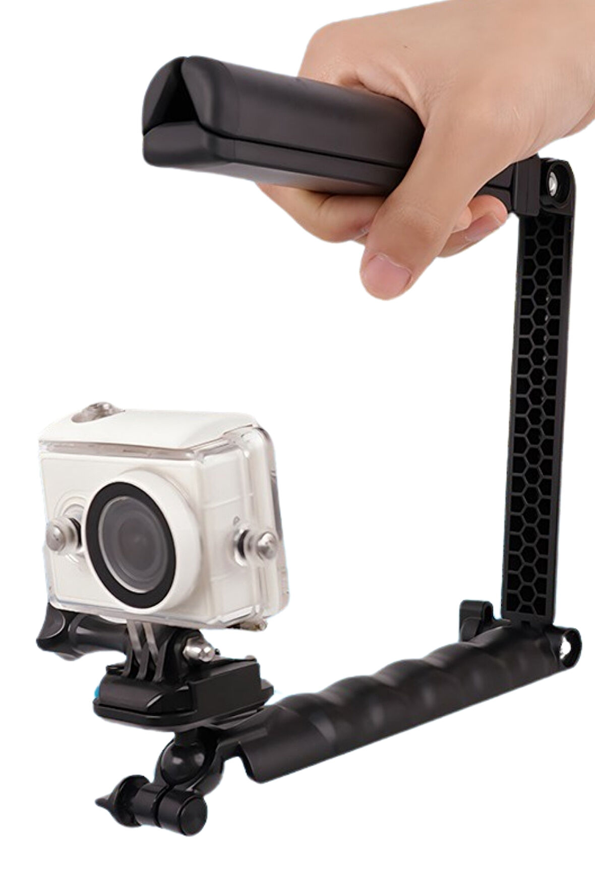 Katlanabilir 3 Way Çok Yönlü Aksiyon Kamera GoPro ile Uyumlu Tripod Monopod