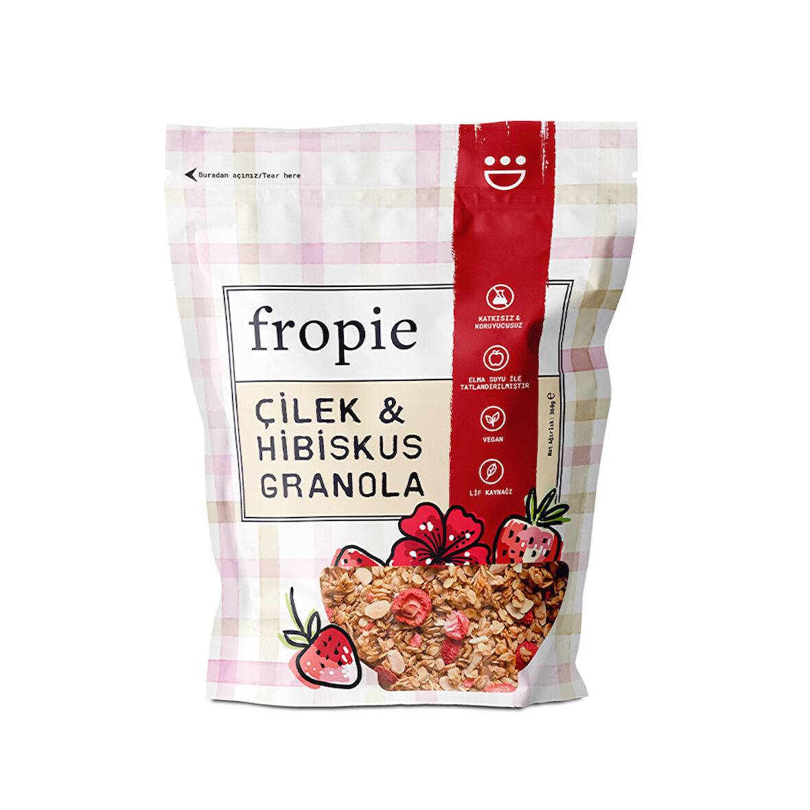 Çilek&Hibiskus Granola 360g