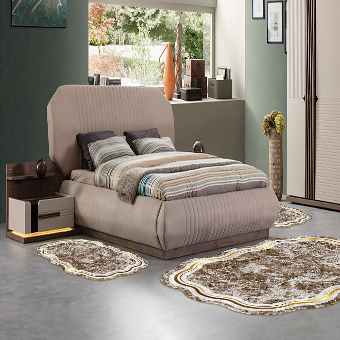 Eko Yıldız Djt Yıkanabilir Kaymaz Taban 3 Lü Yatak Odası Takımı 203 Figürlü