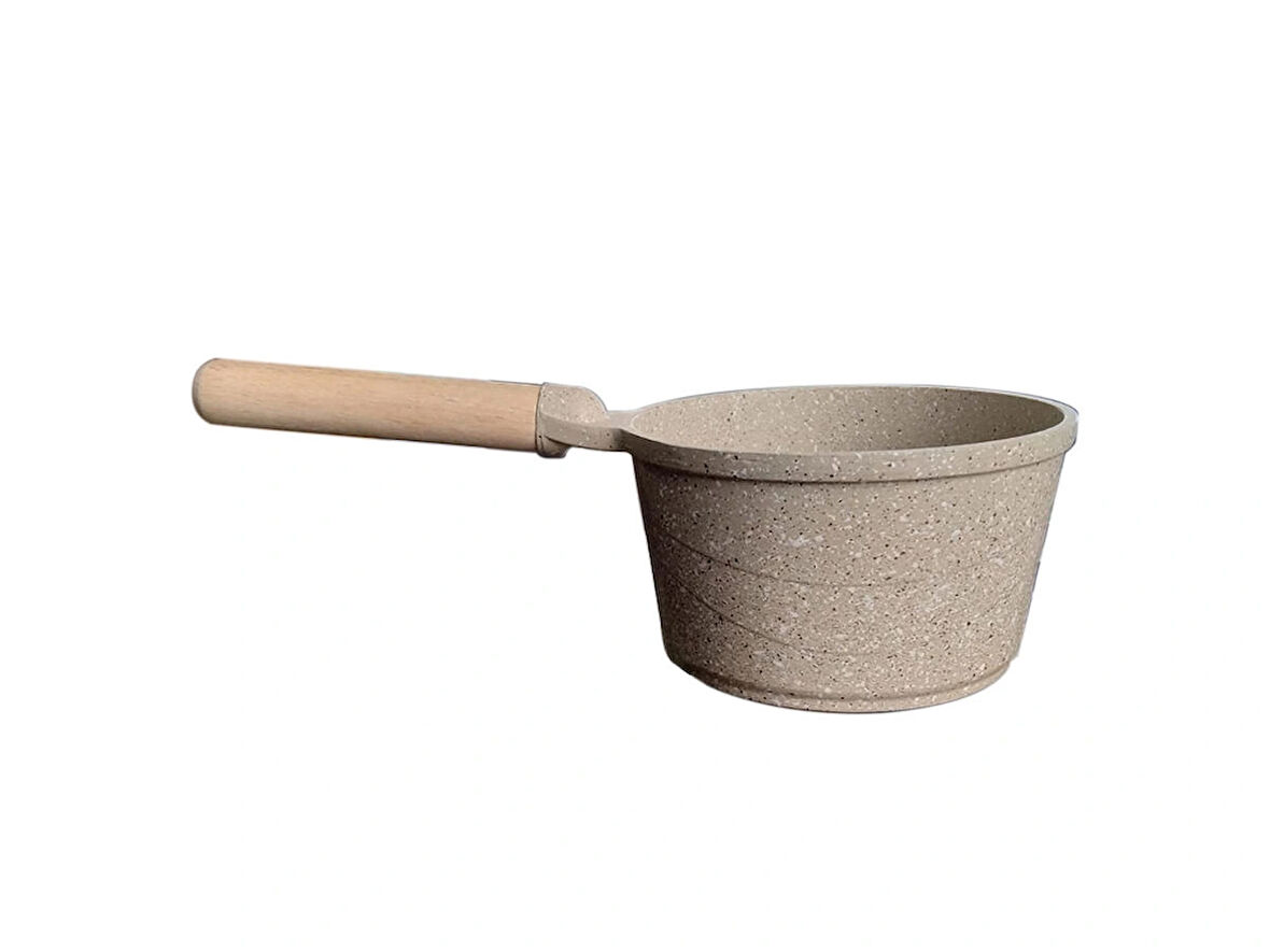 14 cm Döküm Sosluk Sütlük Tava - Kahverengi