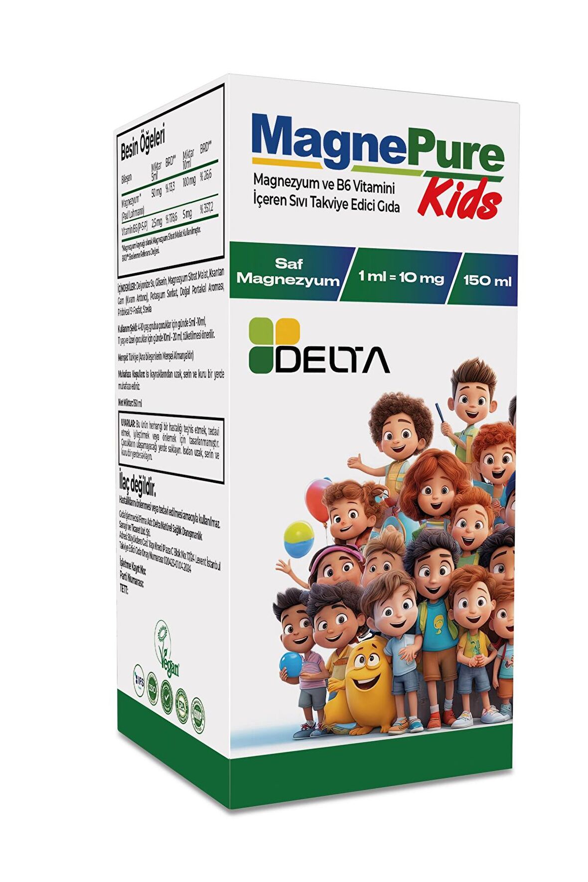 DENS DELTA MAGNEPURE KIDS 150 ML