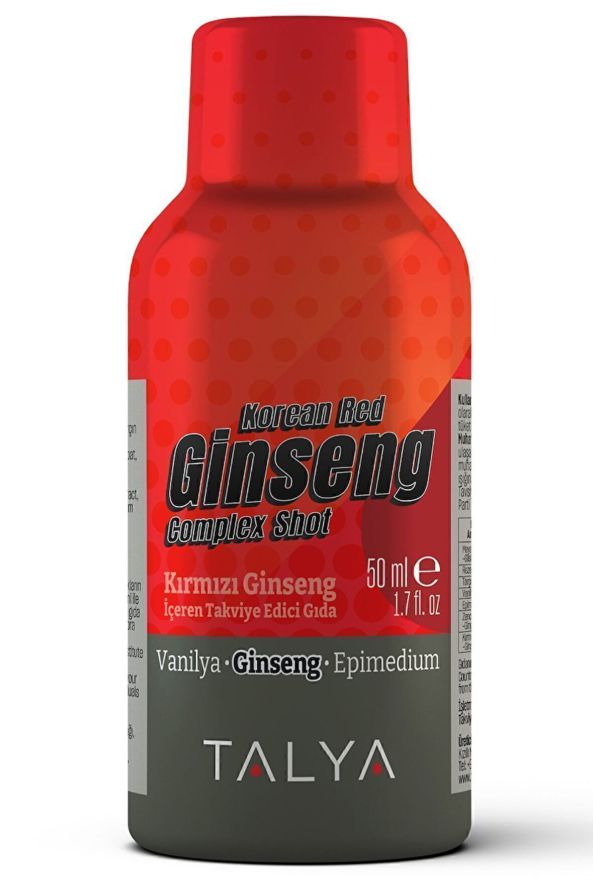 Kırmızı Ginseng Korean Red Ginseng Complex Shot 50 Ml