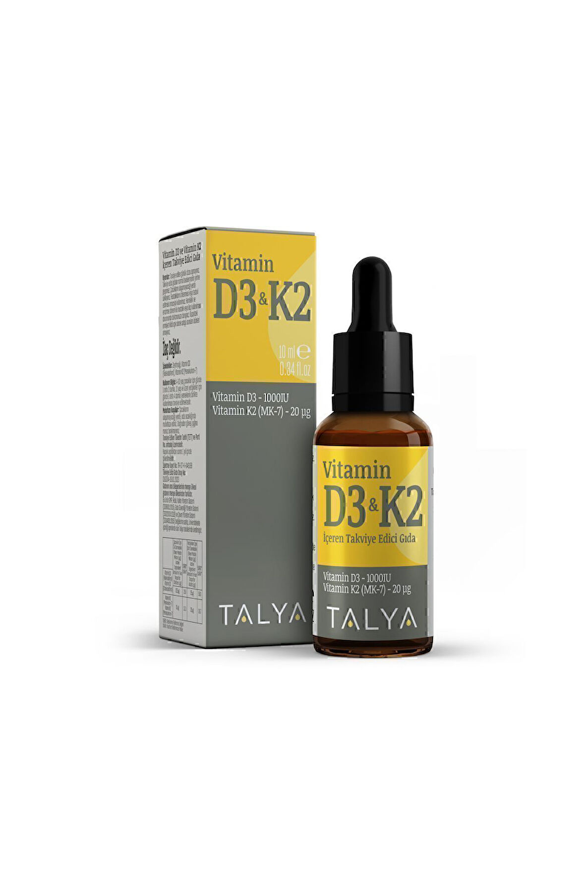 Vitamin D3&k2 Içeren Takviye Edici Gıda Damla, 10 ml