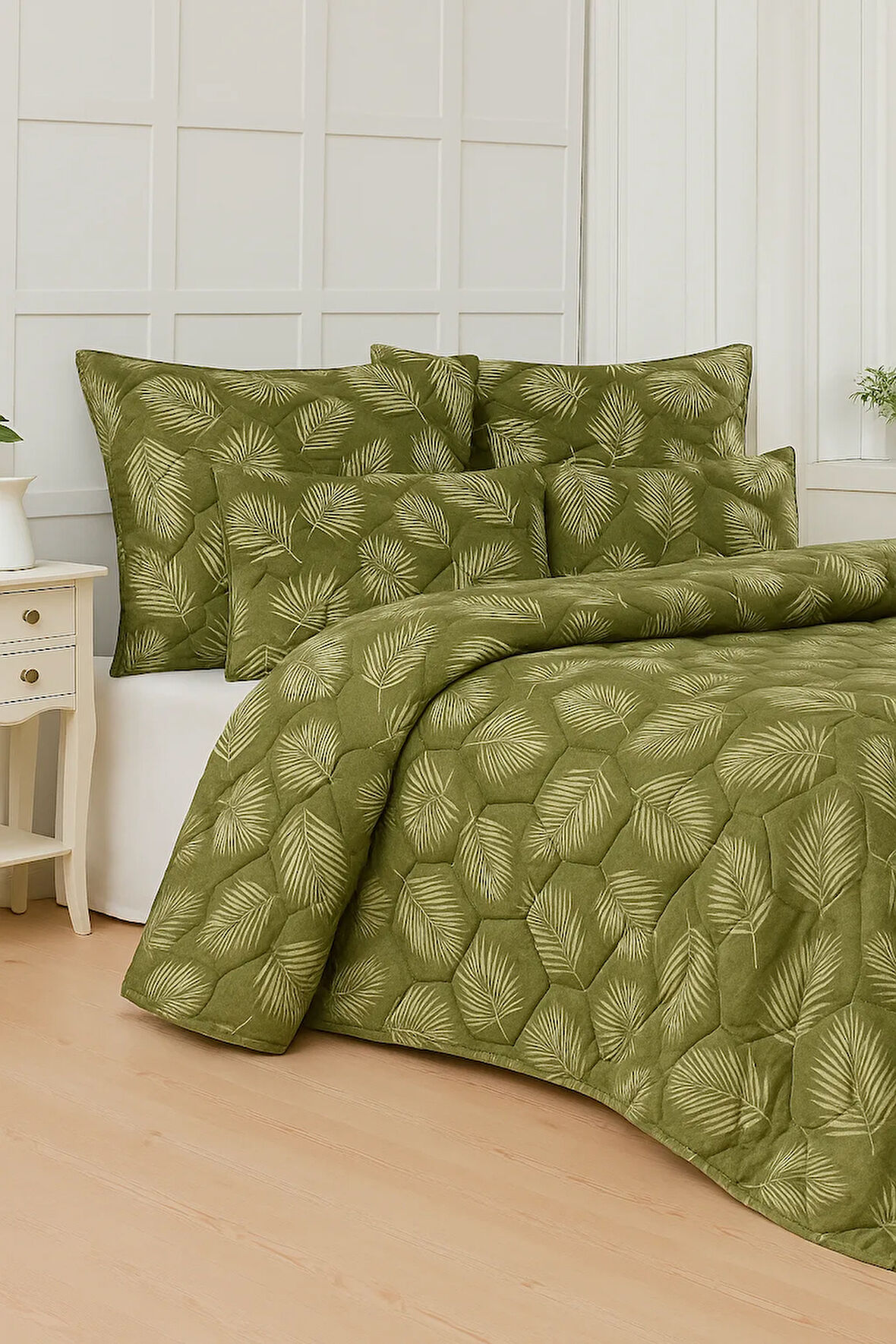 Mauritius Tek Kişilik Kapitone Dolgulu Pike 4 Mevsim Petek Dsn |Yastık Kılıfı Hediye| 160x230cm