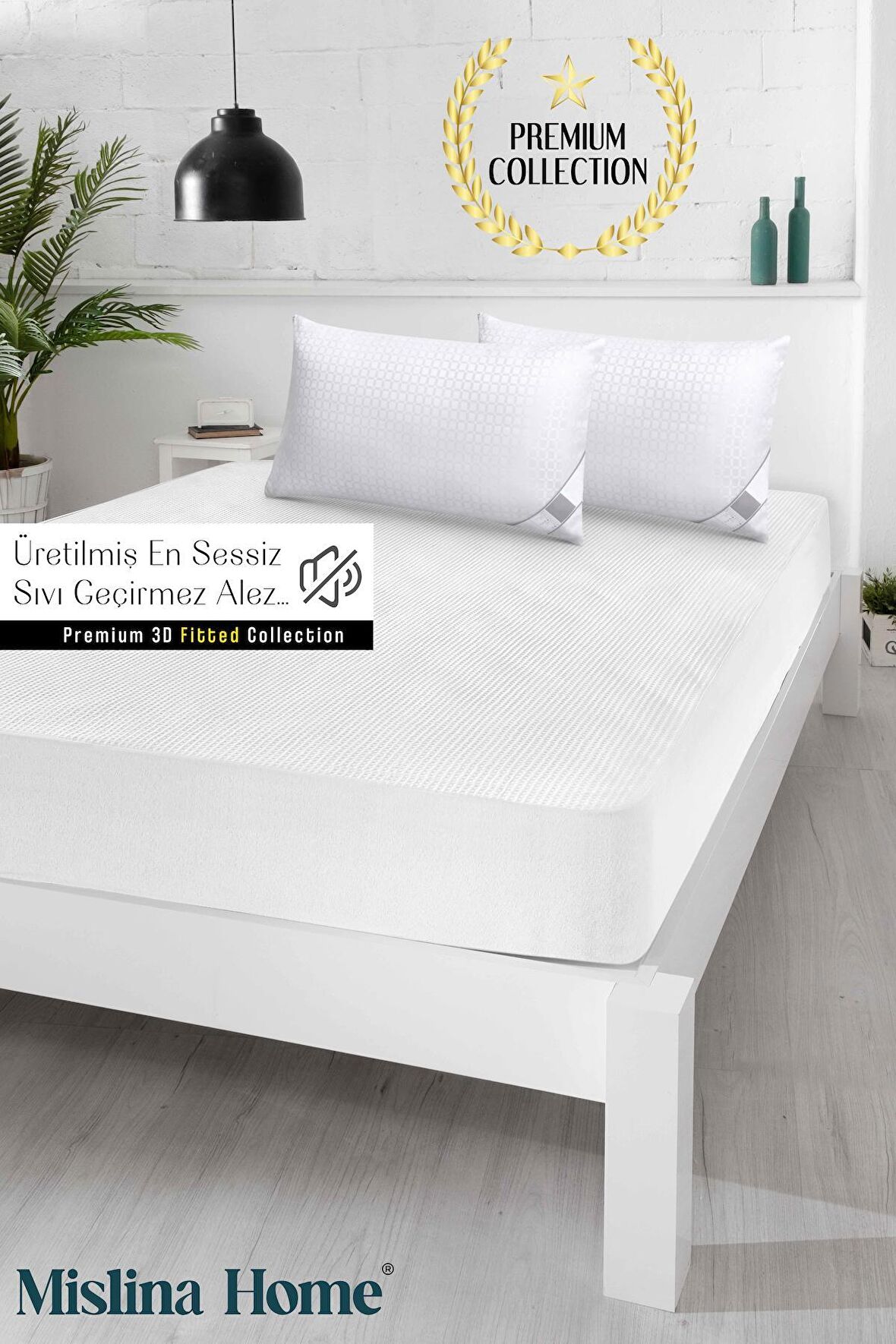 Premium Sıvı Geçirmez Fitted Yatak Alezi