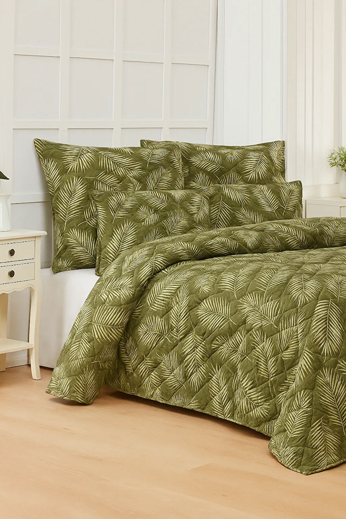 Mauritius Tek Kişilik Kapitone Dolgulu Pike 4 Mevsim Baklava Dsn |Yastık Kılıfı Hediye| 160x230cm