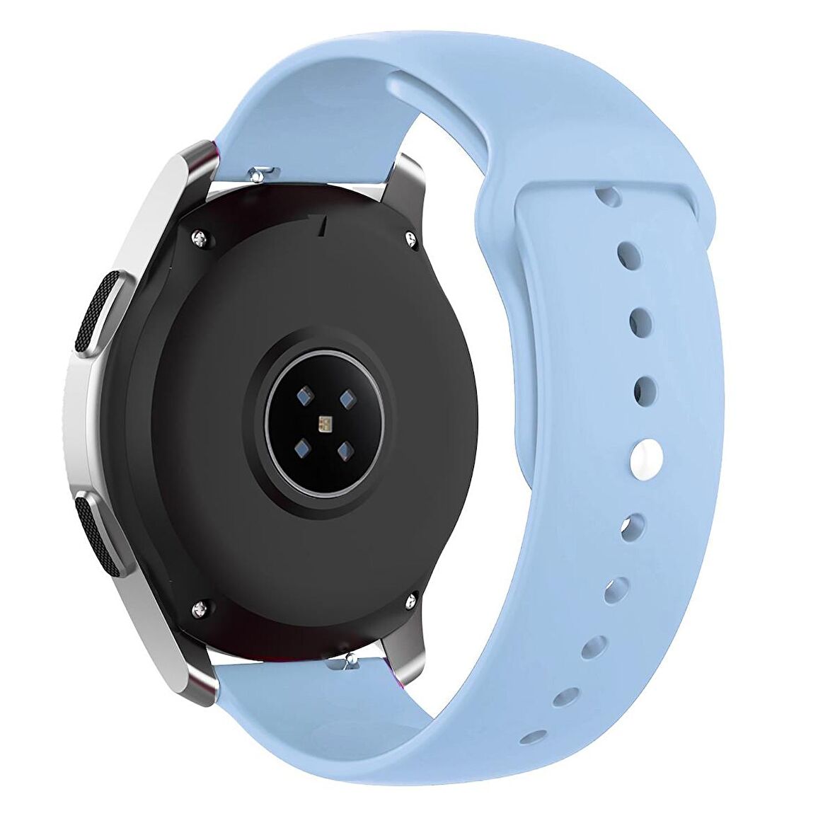 NovStrap Samsung Galaxy Watch 5 Pro 45mm / Watch 5 40-44mm Uyumlu Kordon (20 Mm) Silikon Kayış