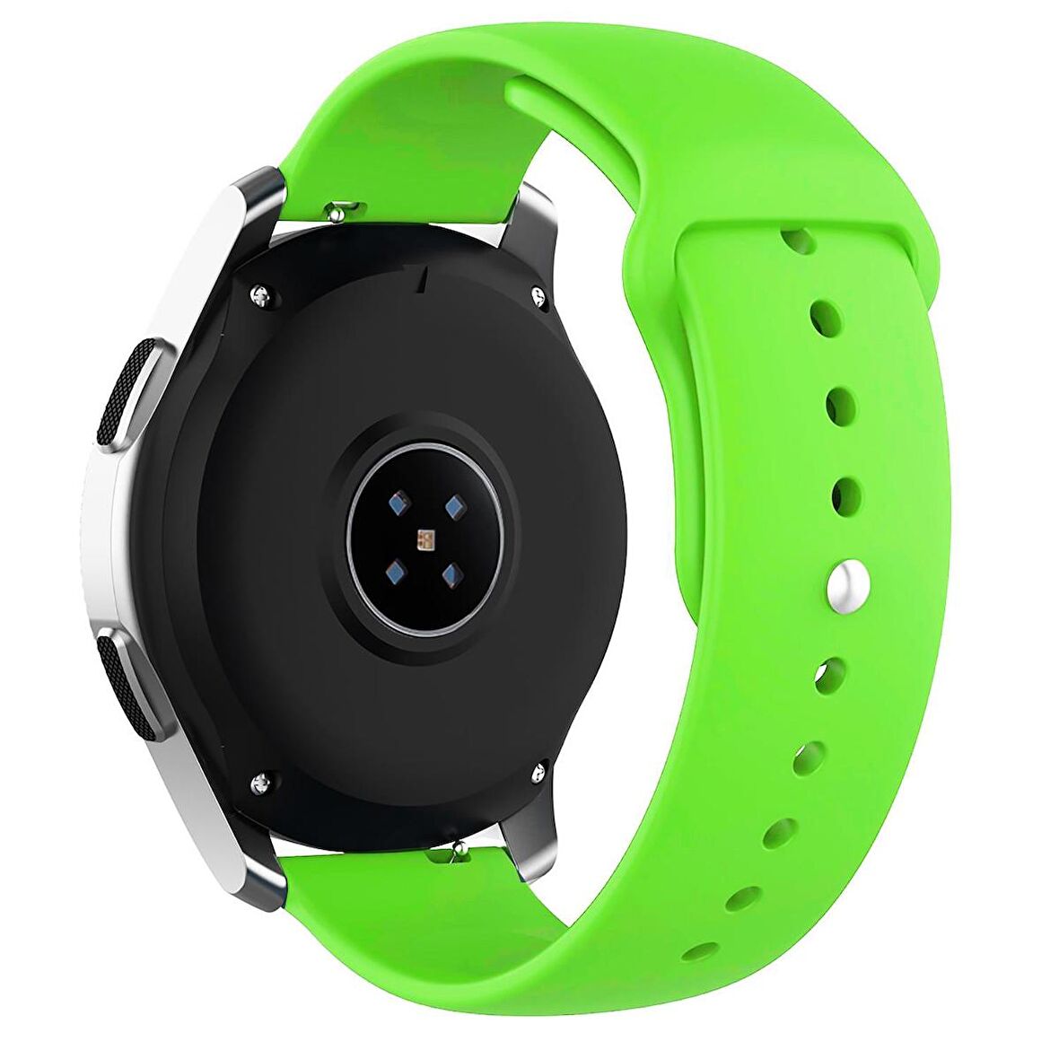 NovStrap Samsung Galaxy Watch 5 Pro 45mm / Watch 5 40-44mm Uyumlu Kordon (20 Mm) Silikon Kayış