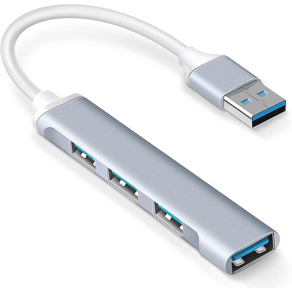 NovStrap Usb Çoğaltıcı Çoklayıcı 4 Port Usb 3.0 Hub Slim Adaptör Splitter Pc Laptop Notebook İçin