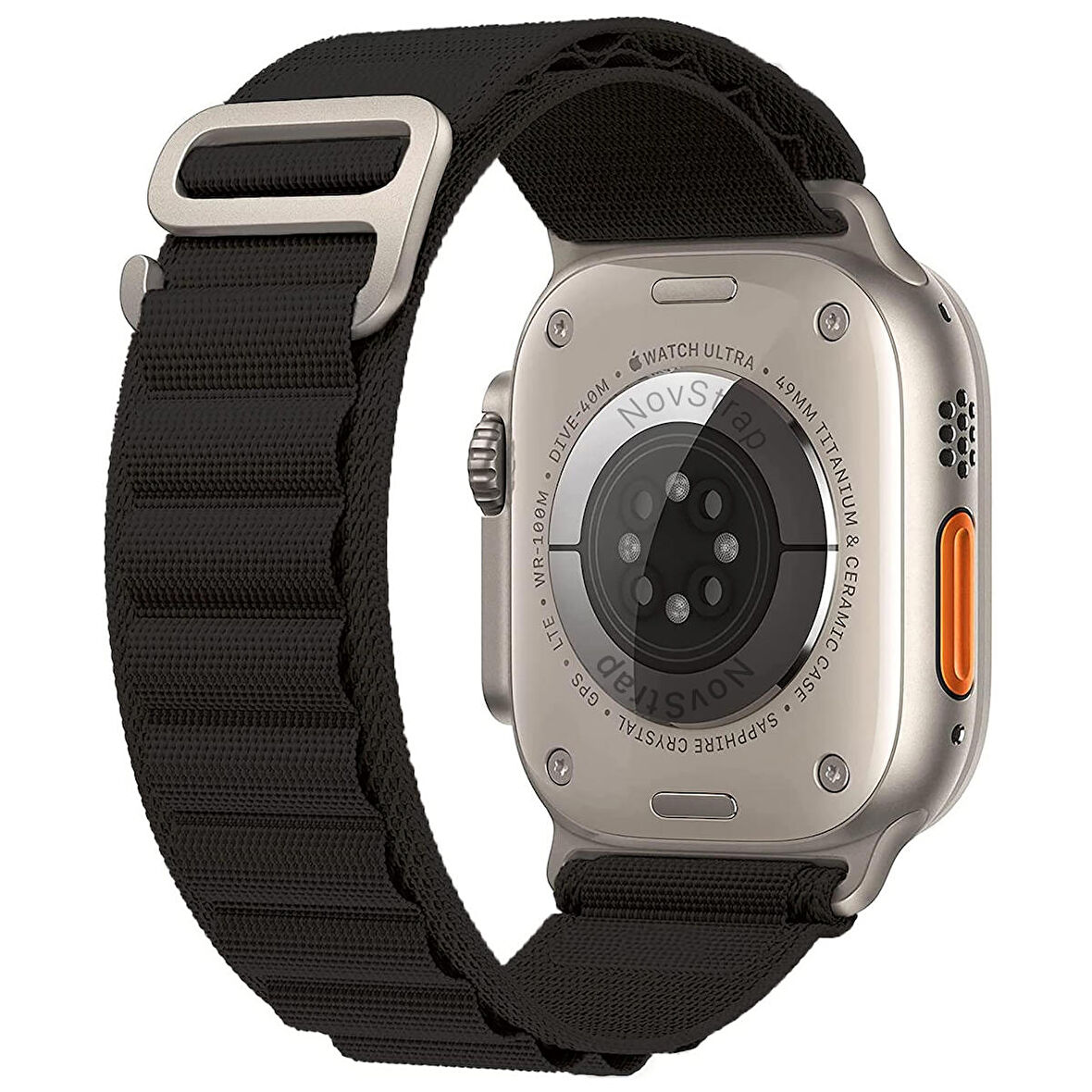 NovStrap Apple Watch 42mm 44mm 45mm 49mm 1 2 3 4 5 6 7 8 Se Ultra Uyumlu Kordon Alpine Loop Kayış