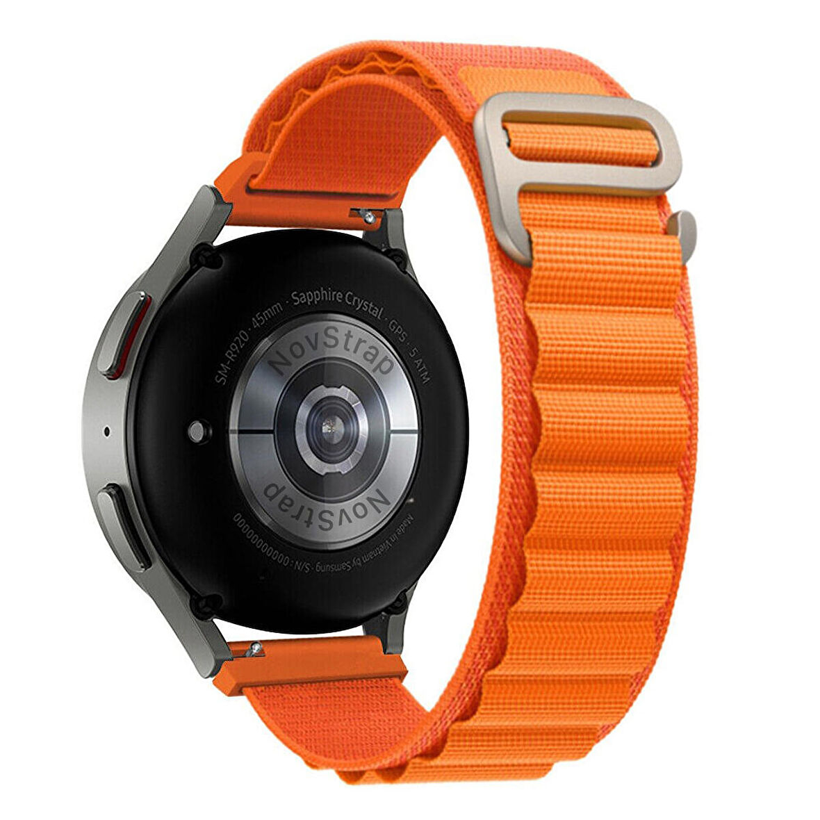 NovStrap Samsung Galaxy Watch 5 Pro 45mm Uyumlu Kordon Alpine Loop Kayış