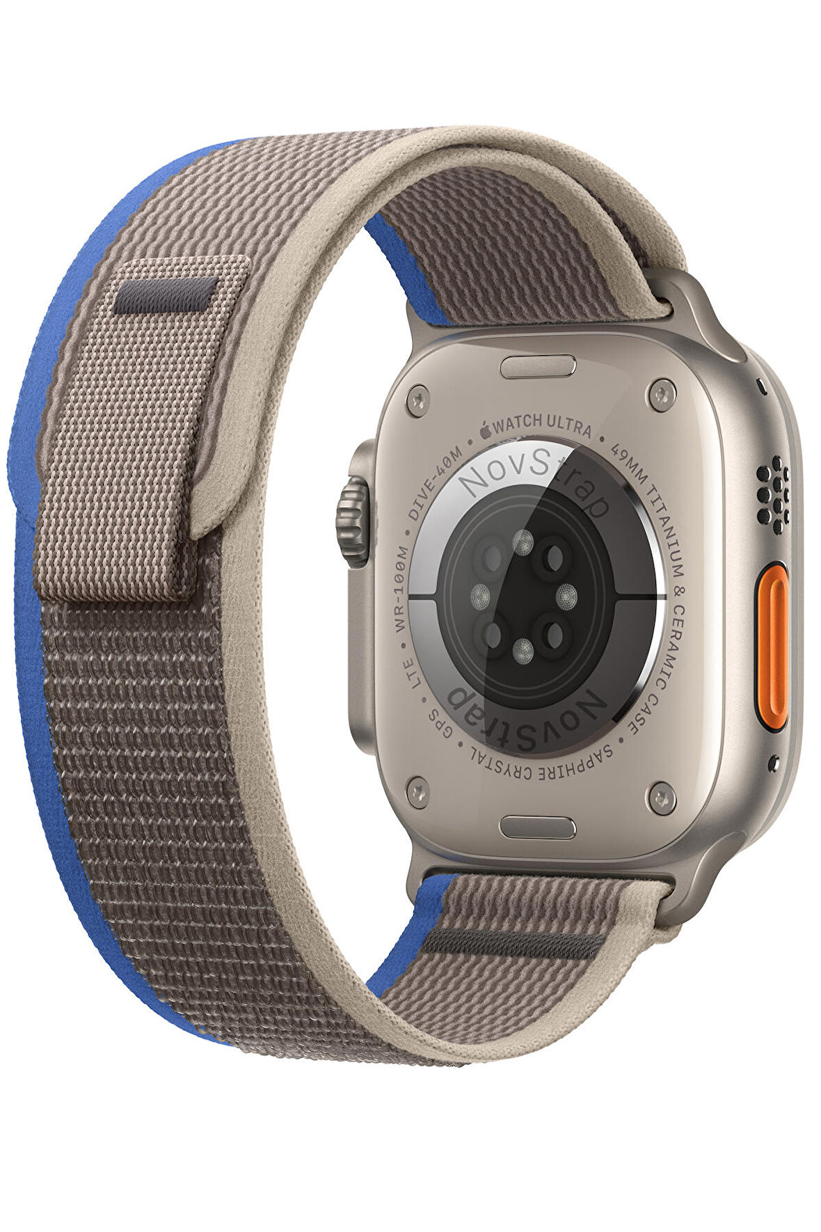 NovStrap Apple Watch Series 8 45mm ile Uyumlu Kordon Trail Loop Tasarım Kordon Kayış