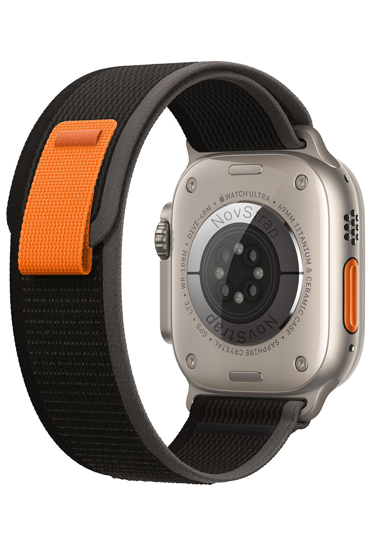 NovStrap Apple Watch Series 3 42mm ile Uyumlu Kordon Trail Loop Tasarım Kordon Kayış