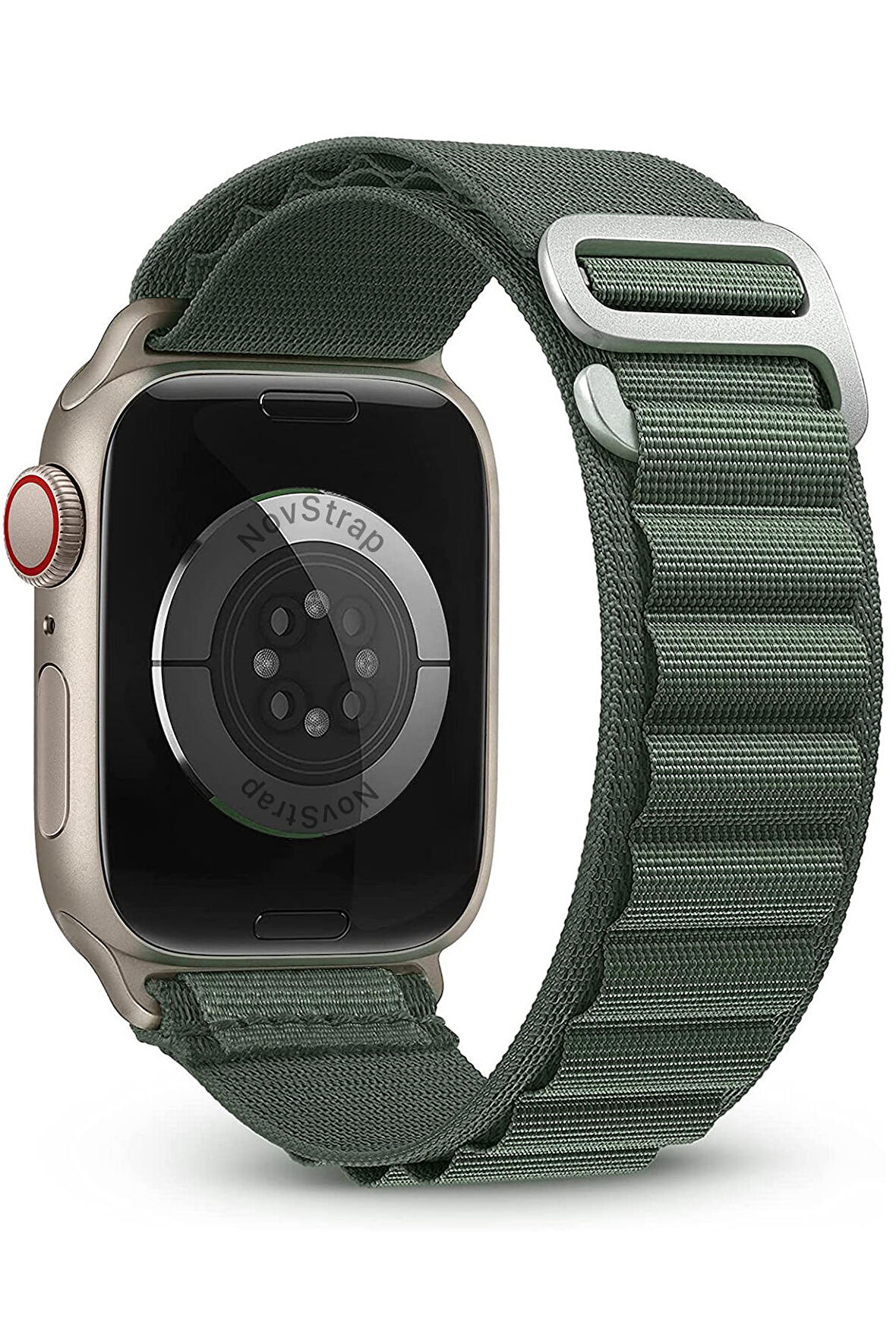 NovStrap Apple Watch Series 8 41mm Uyumlu Kordon Alpine Loop Tasarım Kordon Kayış