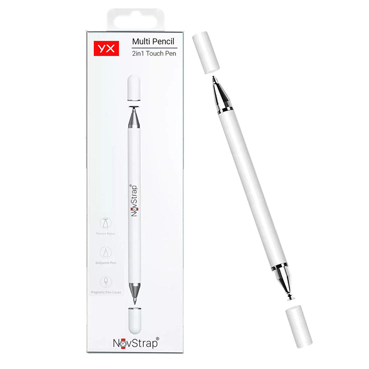 NovStrap Samsung Galaxy Tab S6 Lite SM-P610 İçin Dokunmatik Kalem Pencil Stylus Çizim Tasarım Kalemi