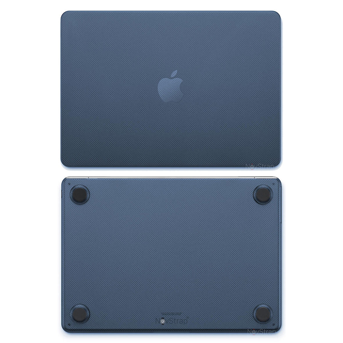 NovStrap Apple MacBook Pro M1 M2 Çip A2338 A2289 A2251 Uyumlu Kılıf Dots Design Nokta Desen Kapak