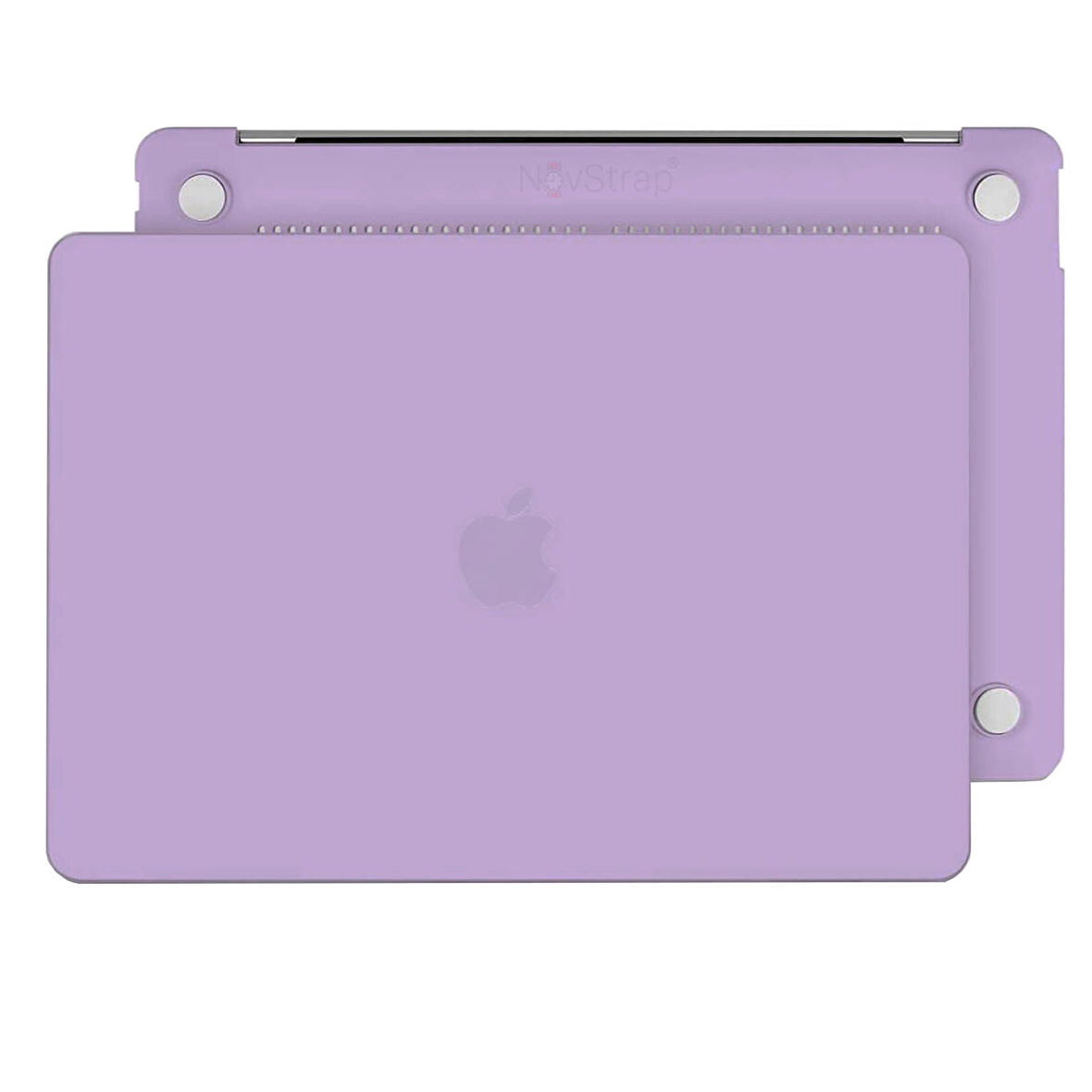 NovStrap Apple MacBook Air M2 Çip A2681 13.6 inç 2022 Uyumlu Kılıf Sert Rubber Mat Buzlu Kapak