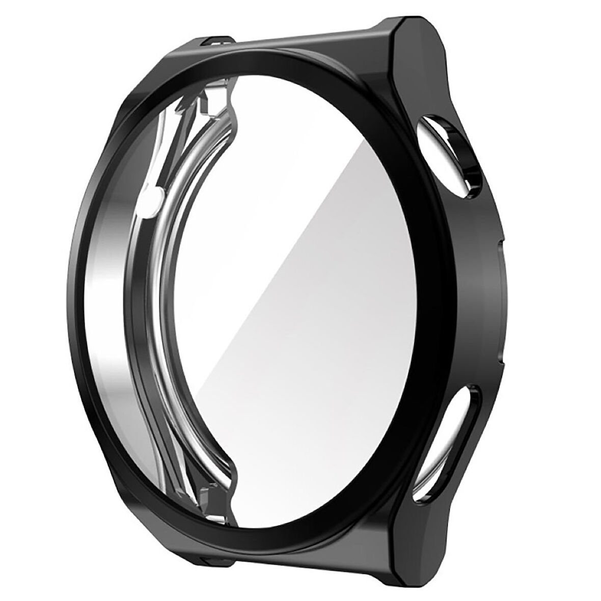 NovStrap Huawei GT3 Pro Uyumlu Ekran Koruyucu 360 Derece Kasa Koruyucu Silikon