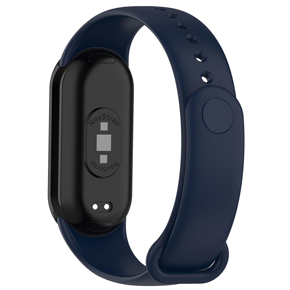 NovStrap Xiaomi Mi Band 8 Uyumlu Kordon 1-1 Tam Uyumlu Klasik Jel Silikon Miband 8 Kordon Kayış