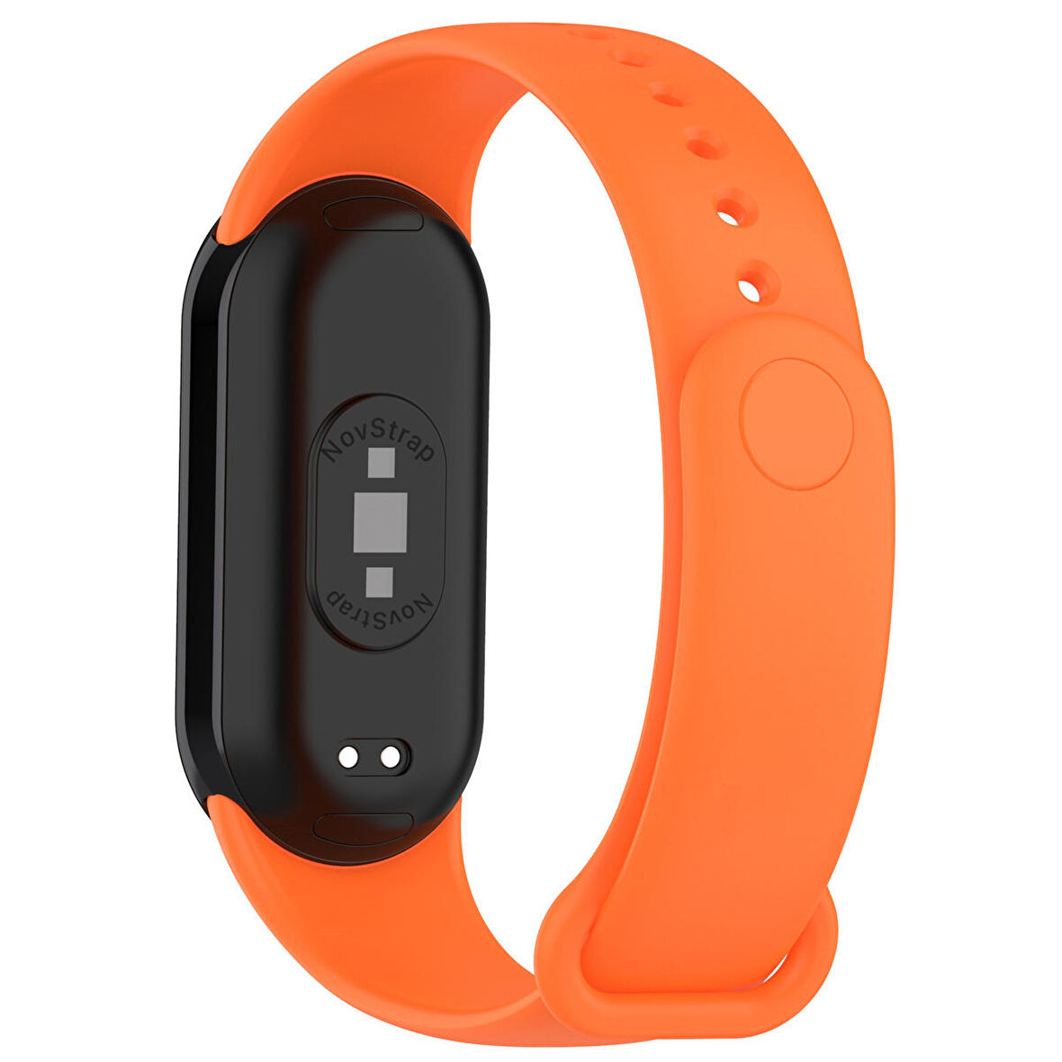 NovStrap Xiaomi Mi Band 8 Uyumlu Kordon 1-1 Tam Uyumlu Klasik Jel Silikon Miband 8 Kordon Kayış