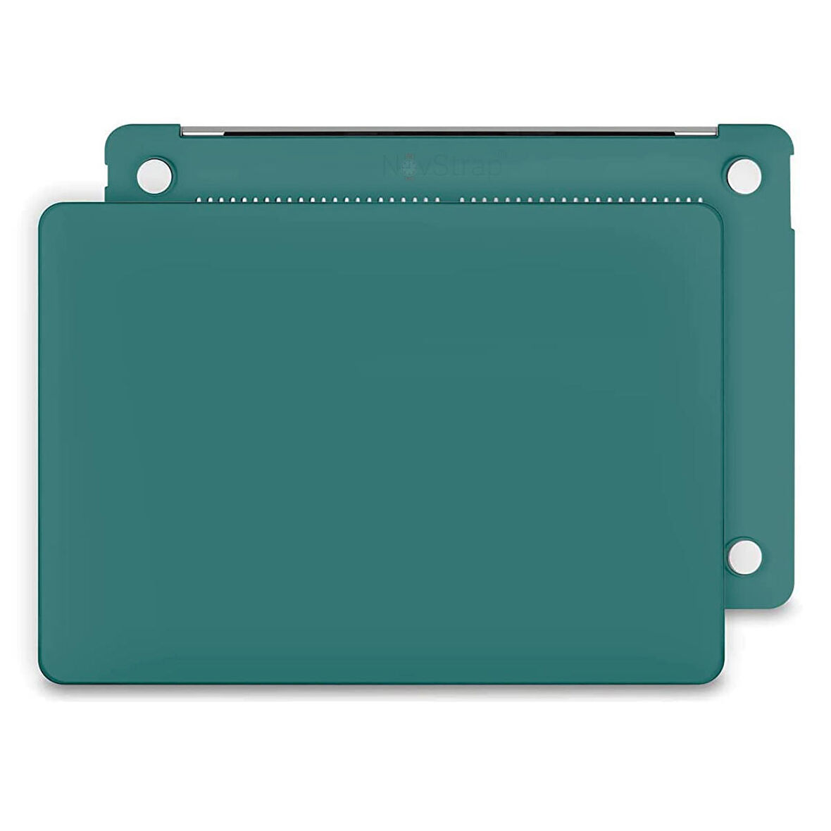 NovStrap Apple MacBook Pro 16 inç M1 M2 A2485 A2780 ile Uyumlu Kılıf Sert Rubber Mat Buzlu Kapak