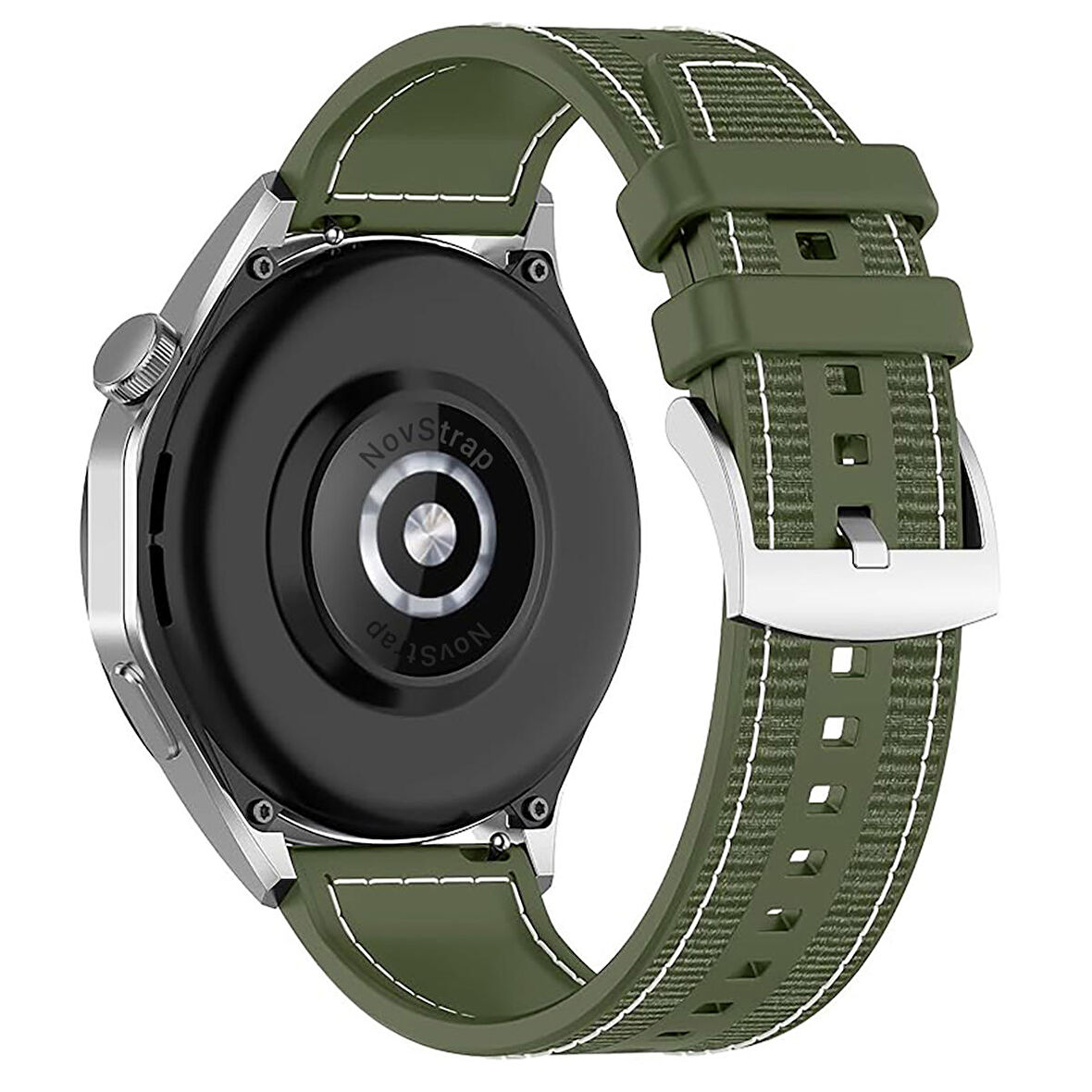 NovStrap Haylou Solar Lite-Watch 2 Pro-Ls05 ile Uyumlu Kordon Kayış (22mm) Lansman Silikon Kayış