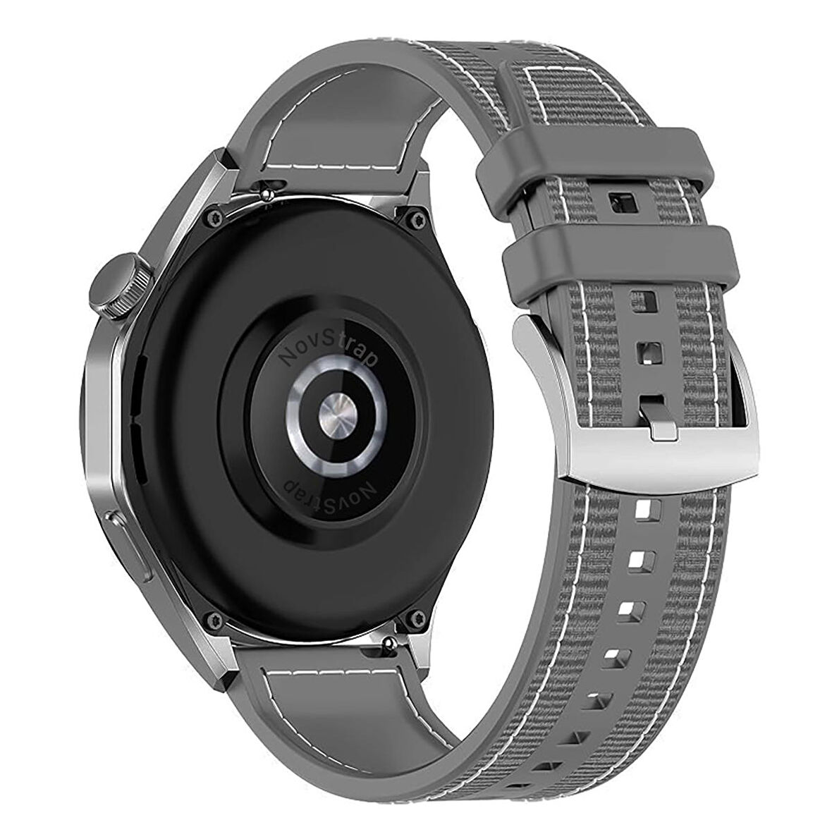 NovStrap Haylou Solar Lite-Watch 2 Pro-Ls05 ile Uyumlu Kordon Kayış (22mm) Lansman Silikon Kayış