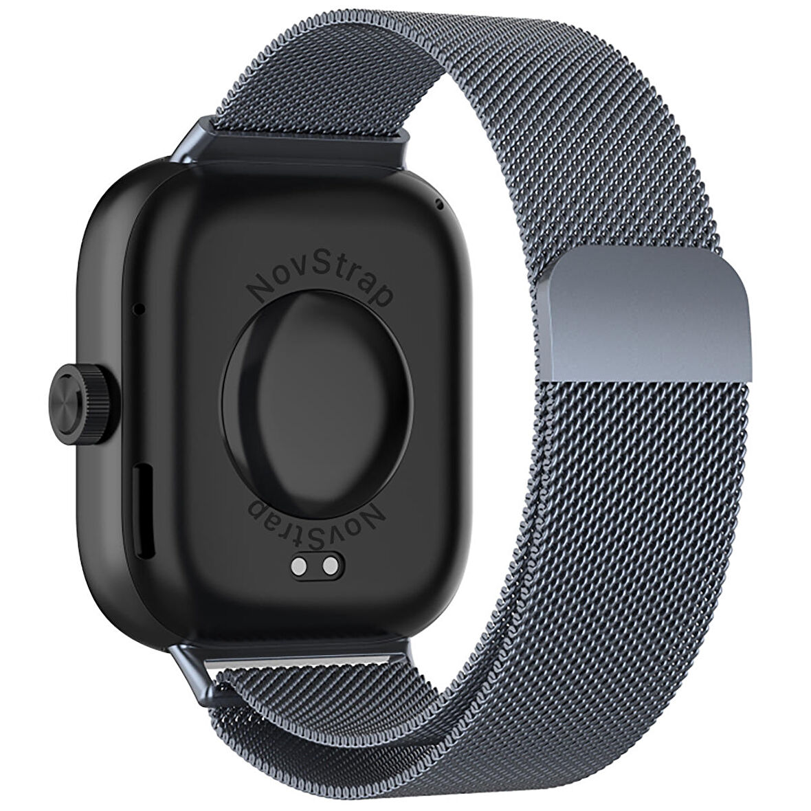 NovStrap Xiaomi Redmi Watch 4 ile Uyumlu Kordon Mıknatıslı Metal Hasır Kordon Kayış
