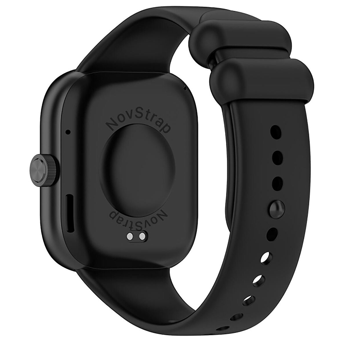 NovStrap Xiaomi Redmi Watch 4 ile Uyumlu Kordon Kayış Yumuşak Silikon Klasik Kordon