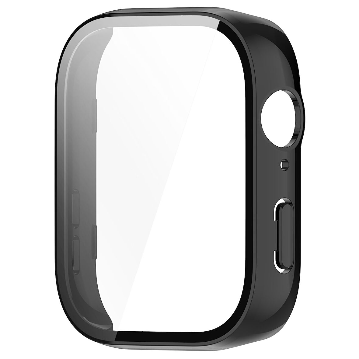 NovStrap Huawei Watch Fit 3 ile Uyumlu Ekran Koruyucu Temperli Cam Kasa Koruyucu Kılıf Sert Pc