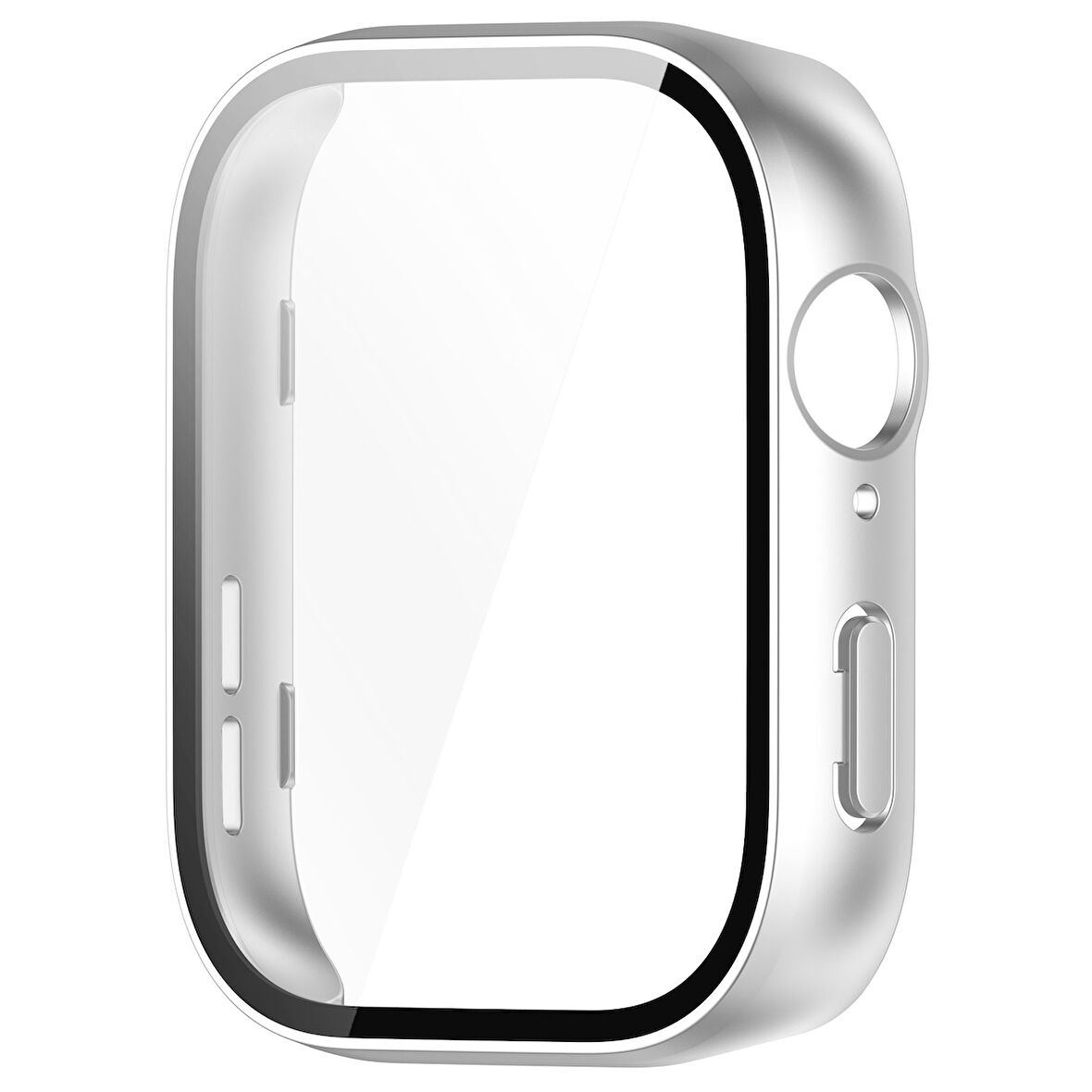 NovStrap Huawei Watch Fit 3 ile Uyumlu Ekran Koruyucu Temperli Cam Kasa Koruyucu Kılıf Sert Pc